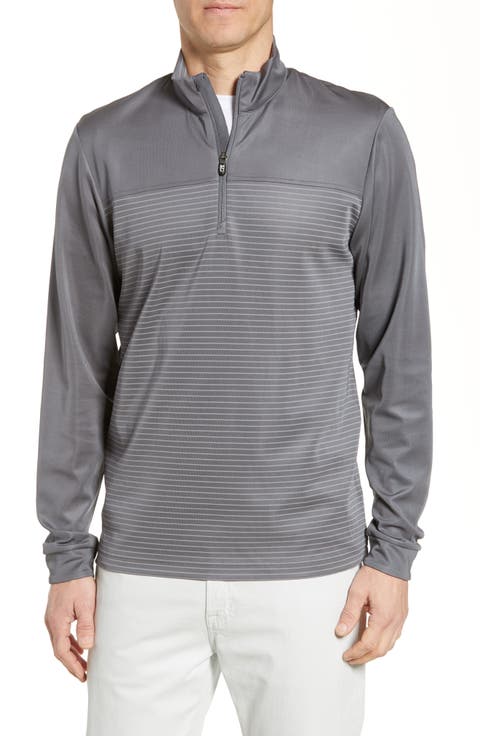 Traverse Stripe Quarter Zip Pullover (Big 
Tall)