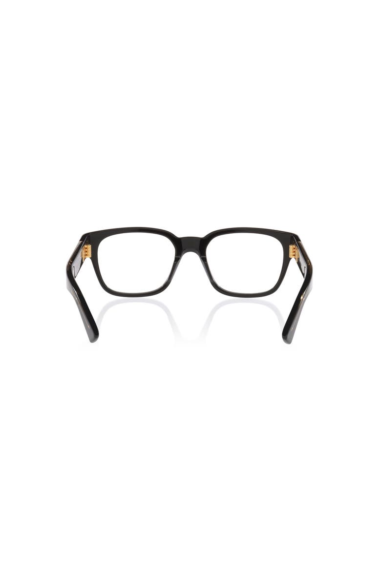 52mm Rectangle optical glasses, Alternate, color, Black