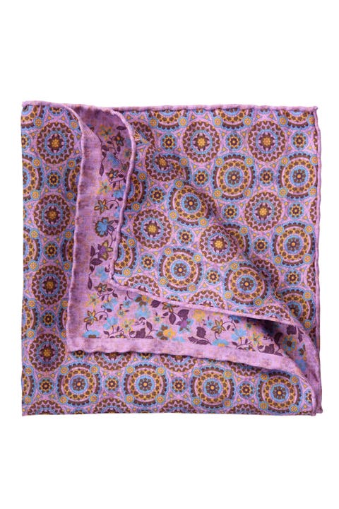 Rimini - Double Sided Silk Pocket Square for Men