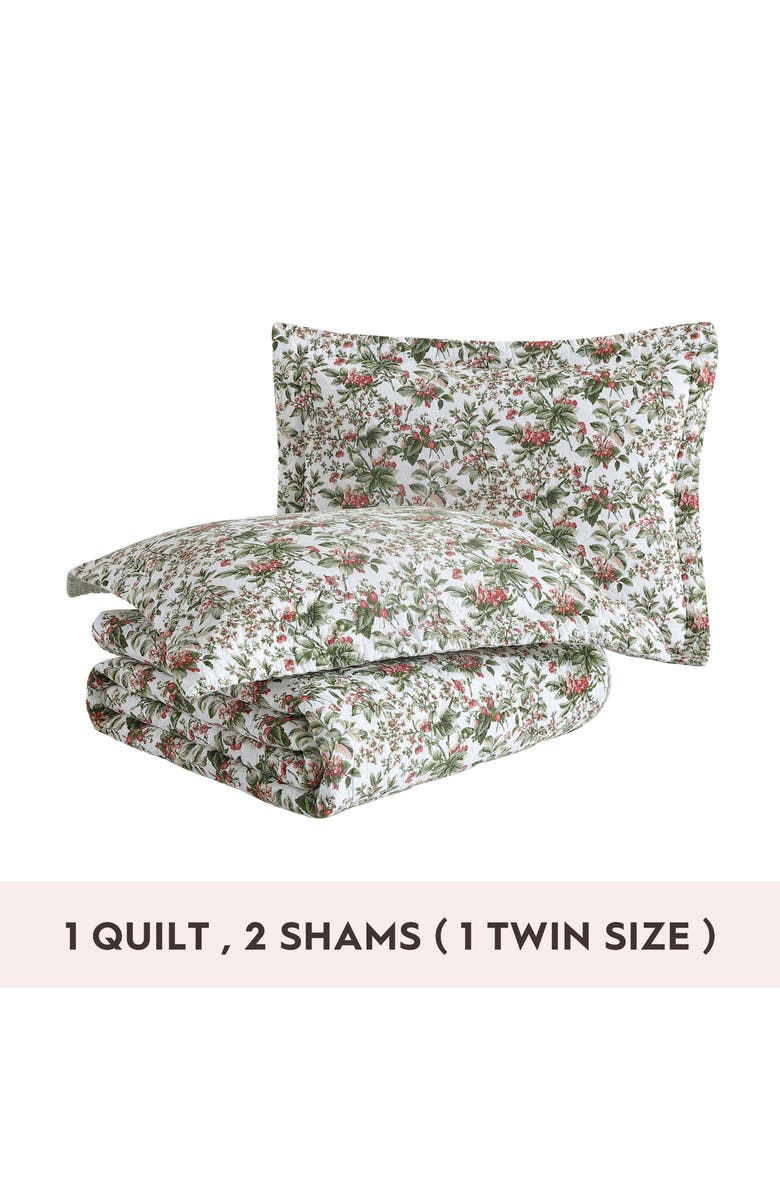 Laura Ashley Bramble Quilt & Sham Set, Alternate, color,