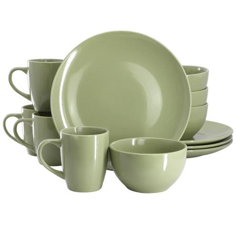 Everyday Plus 12 Piece Stoneware Dinnerware Set