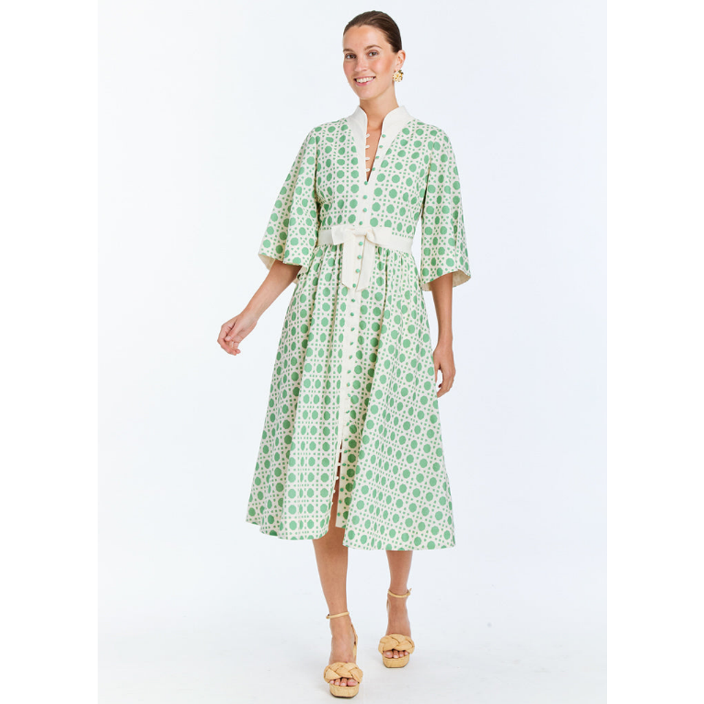 Mestiza New York Carmen Midi Dress In Green