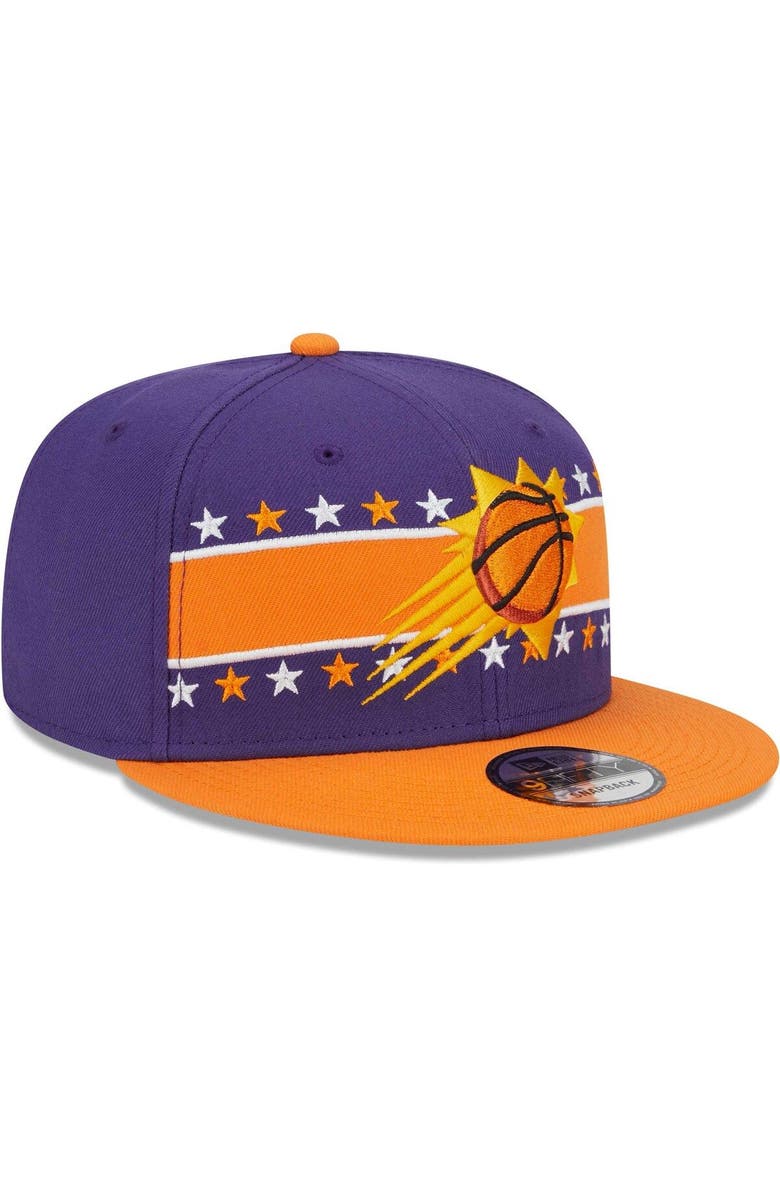 New Era Men's New Era Purple Phoenix Suns Banded Stars 9FIFTY Snapback Hat, Alternate, color, 