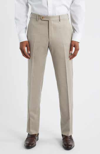 Parker Flat Front Stretch Wool Flannel Trousers (Nordstrom Exclusive)