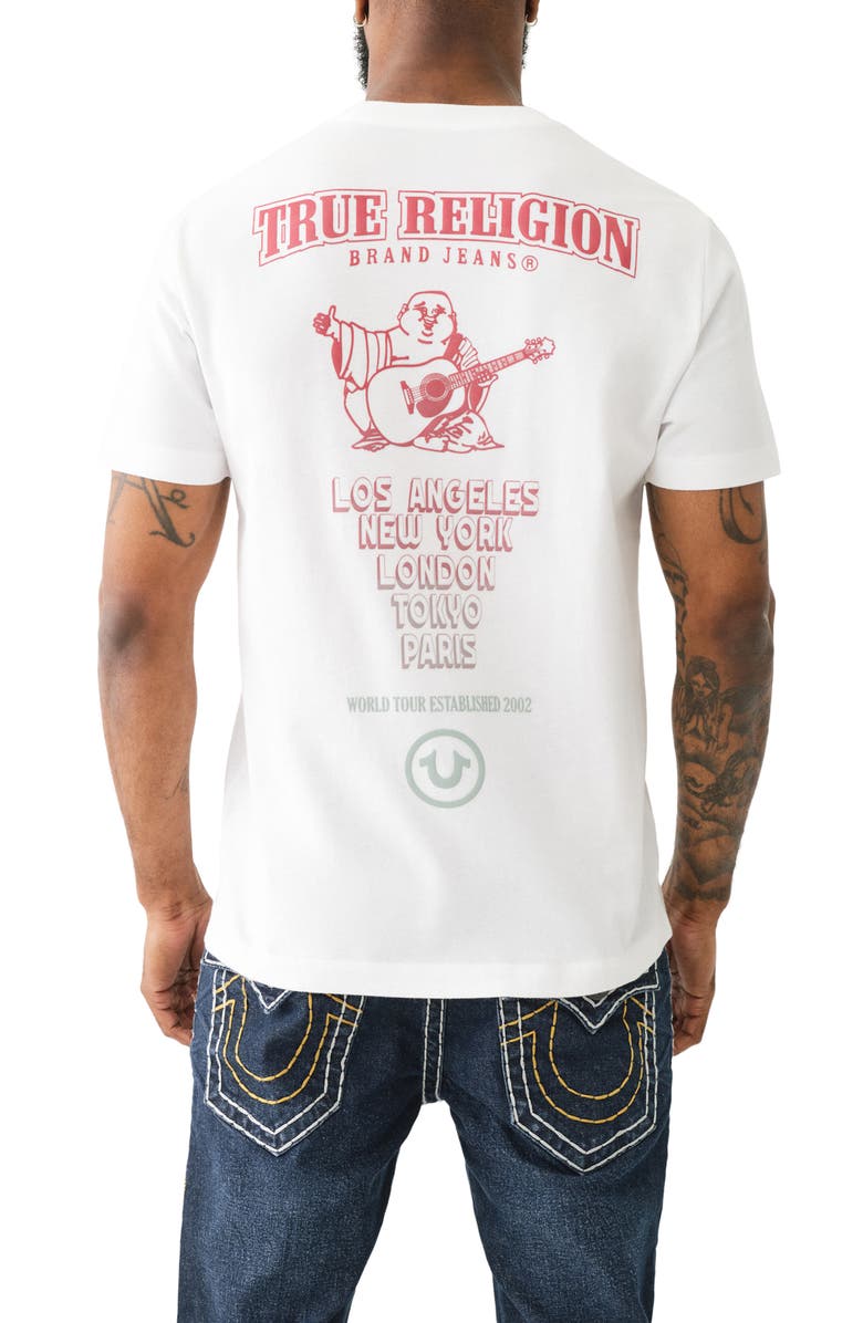 True Religion World Tour Graphic T-Shirt, Alternate, color, 