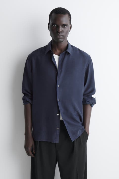 Sandwashed Silk Shirt