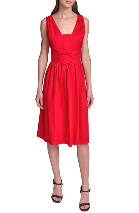 Cotton Midi Dress