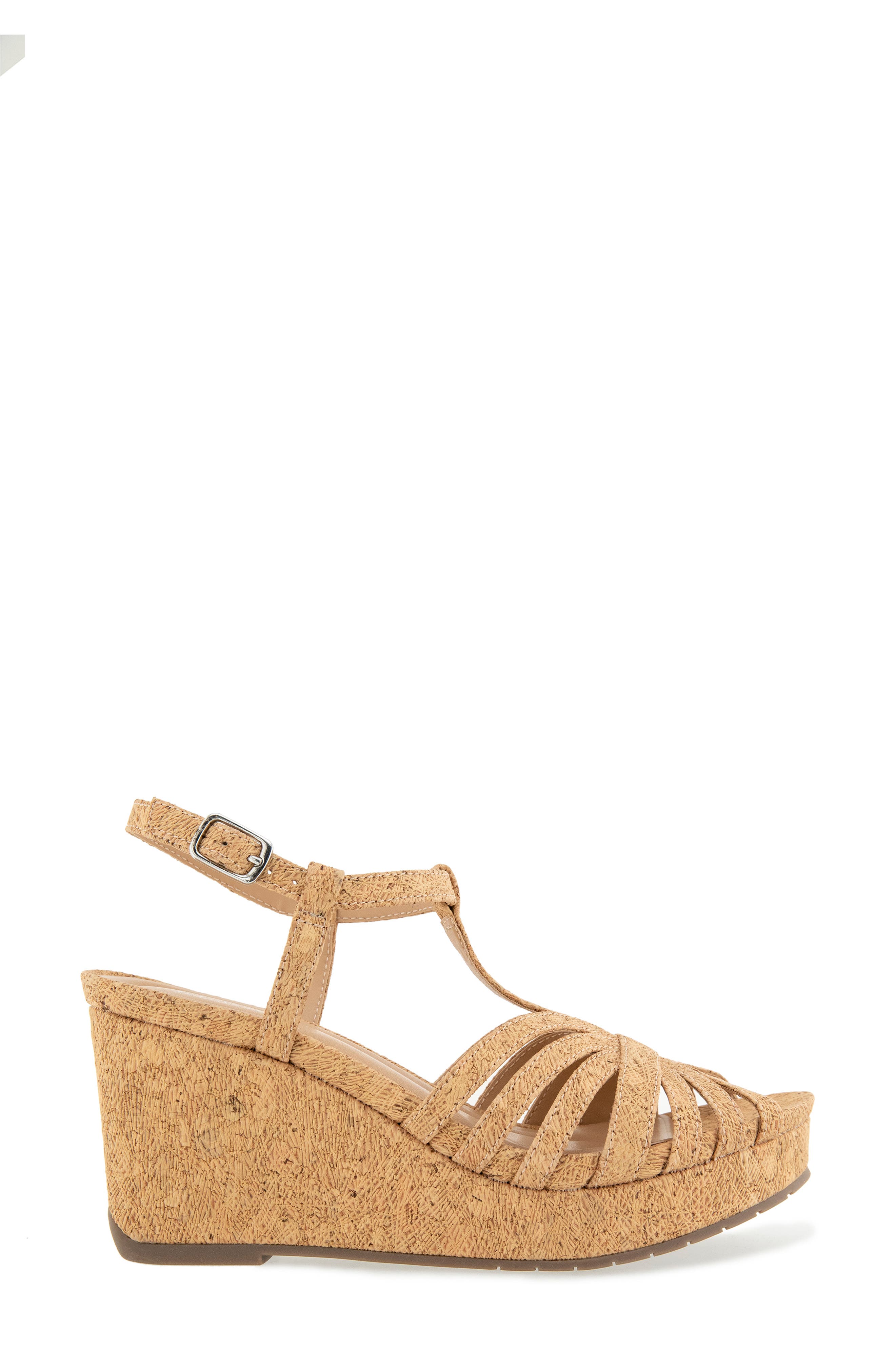 Capci Platform Wedge Sandal, Alternate, color, SUNLIGHT CORK