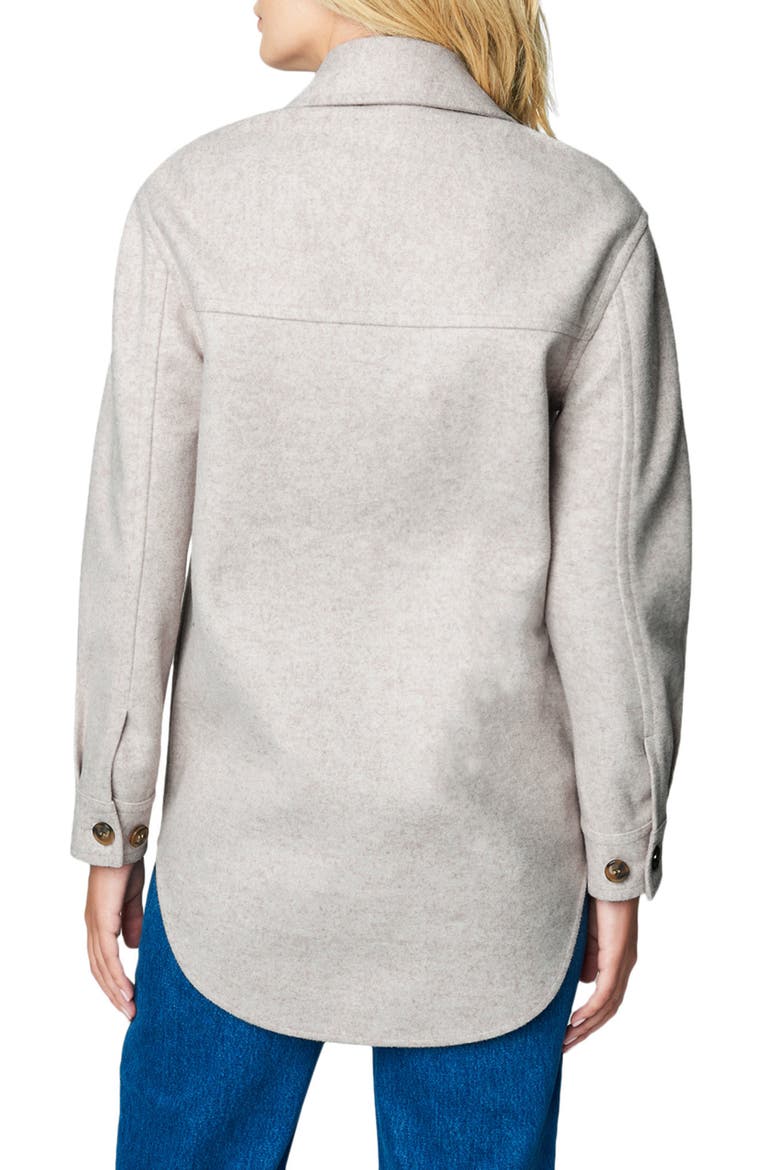 Brushed Fleece Longline Shacket, Alternate, color, ALL AROUND