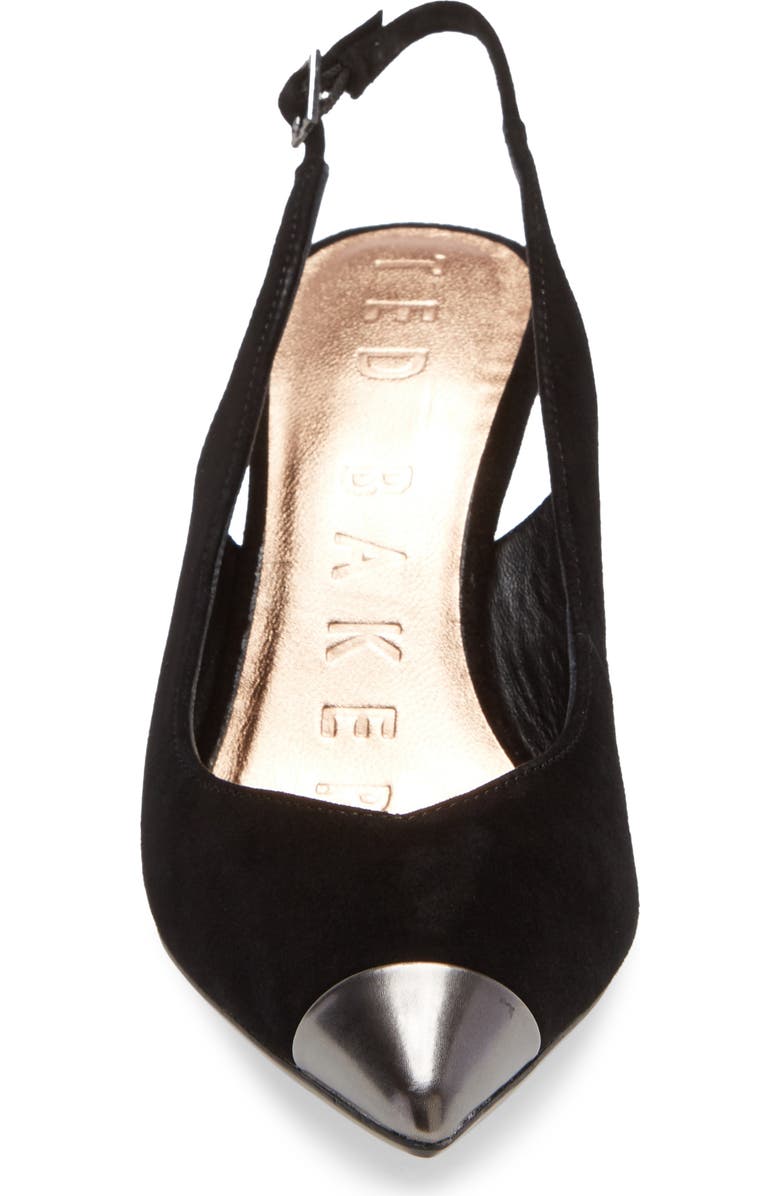 Ted Baker London Kinnip Pointed Toe Slingback Sandal, Alternate, color,