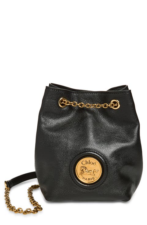 Horse Medal Leather Shoulder Bag