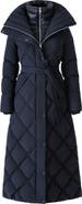 Mackage Laurella 2-in-1 Belted Quilted Down Long Coat