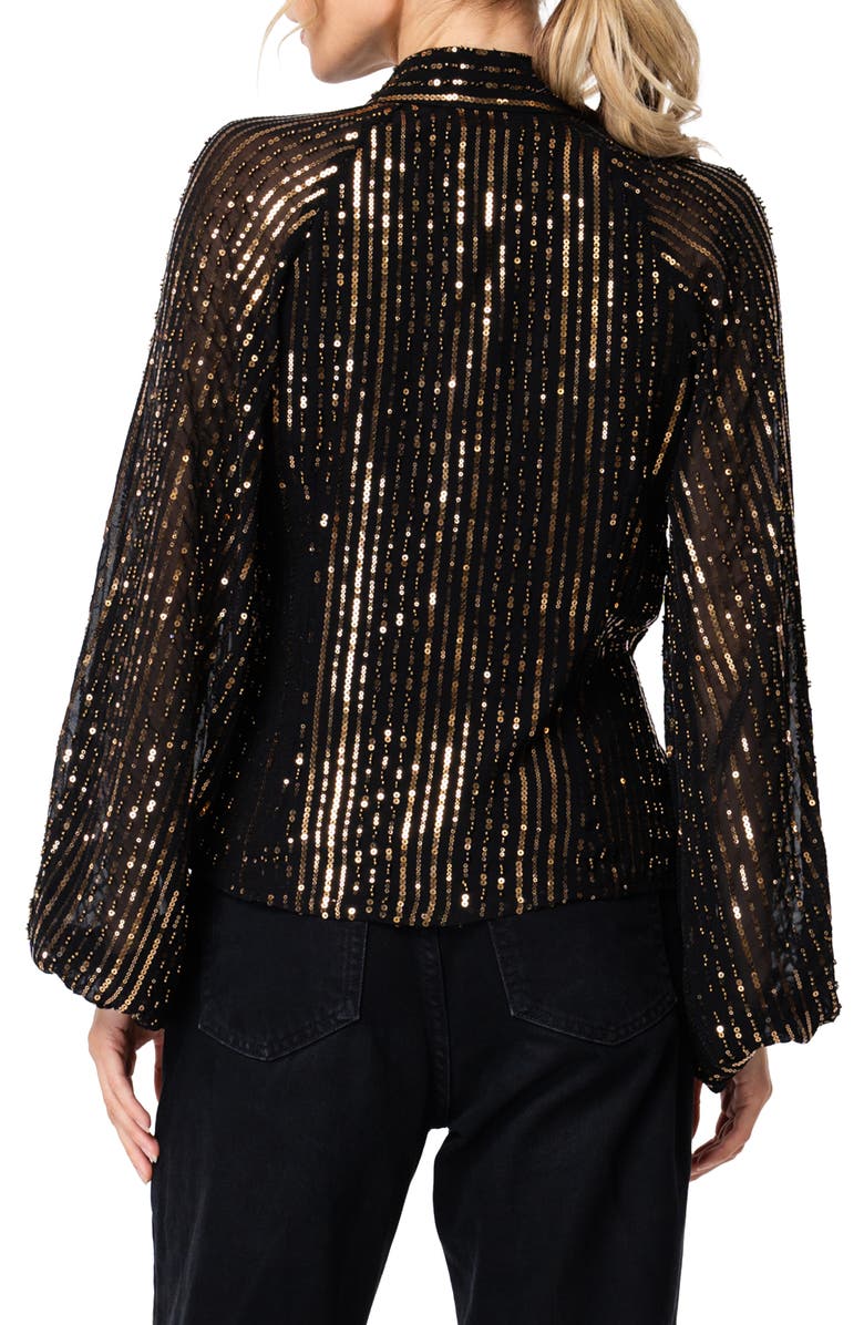 CIEBON Susanna Sequin Top, Alternate, color, Black