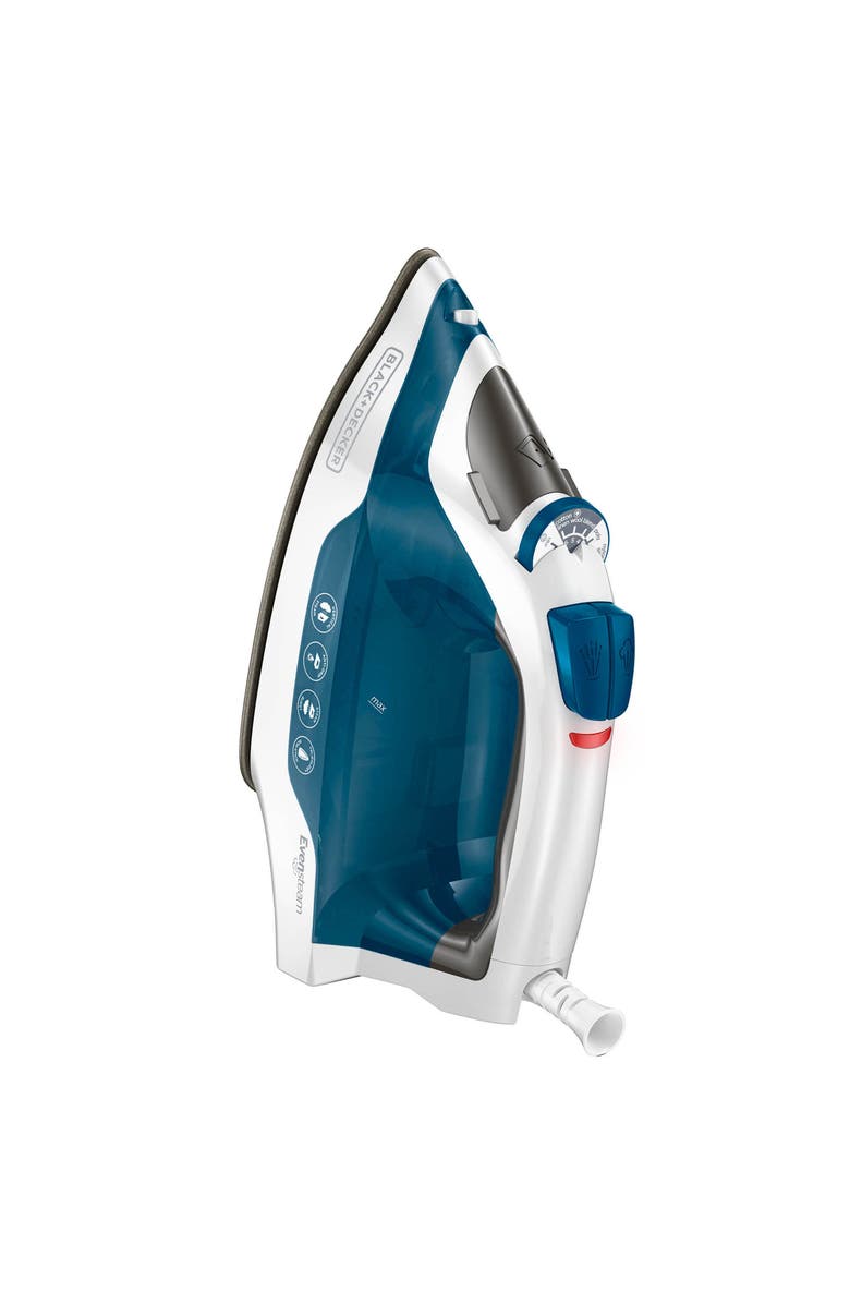 Black And Decker Easy Steam Nonstick Compact Iron with Even Steam, Alternate, color, Blue