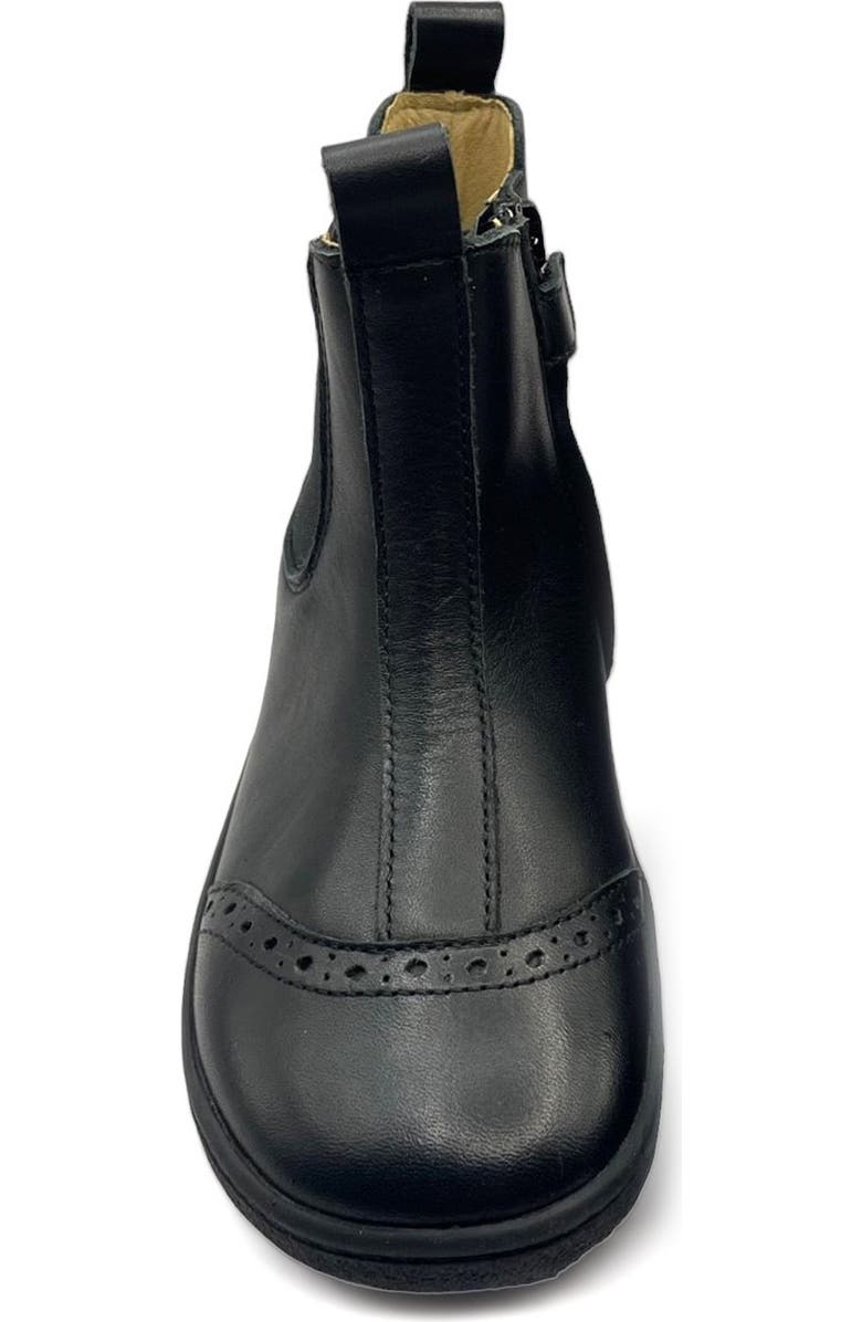 Young Soles Logan Barefoot Kids Chelsea Boot, Alternate, color, Black