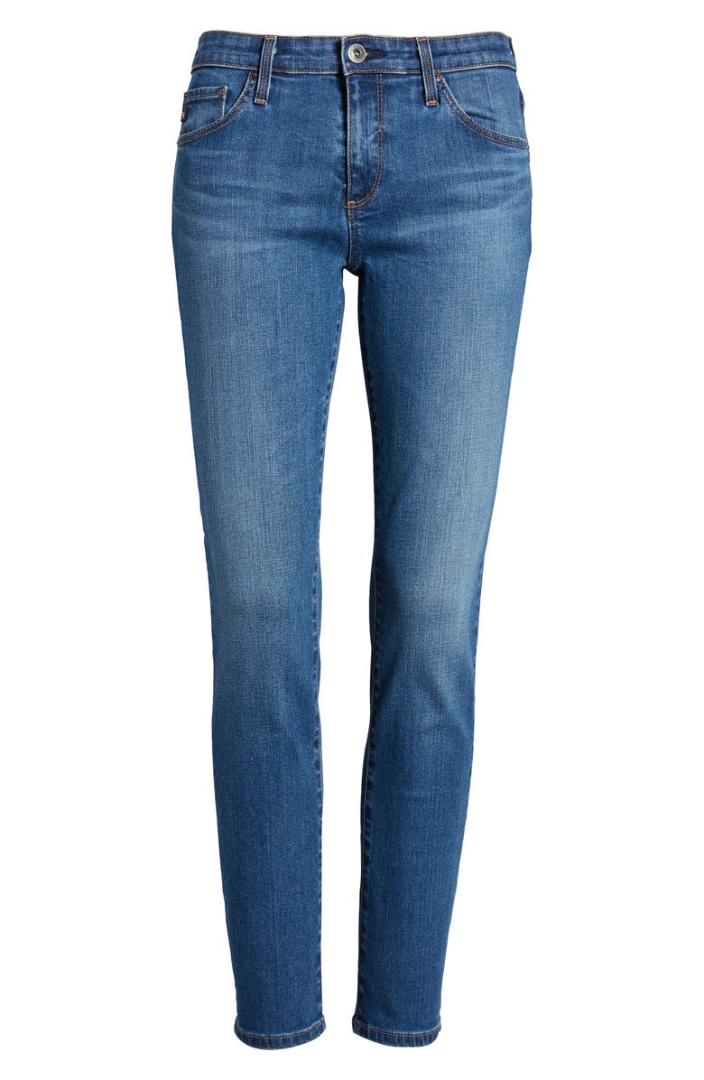 AG Prima Low Rise Ankle Cigarette Jeans, Alternate, color, 