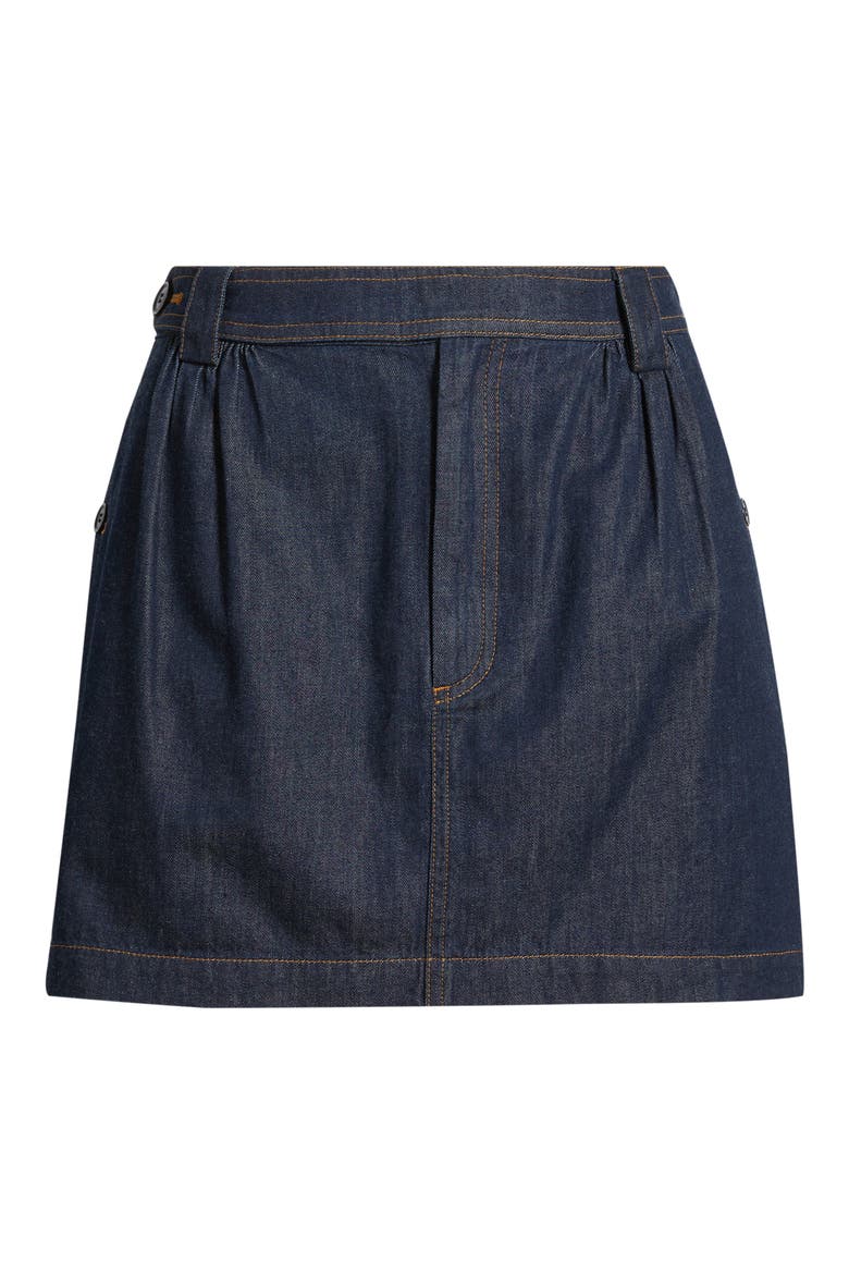 The Denim Utility Miniskirt, Alternate, color, RINSE
