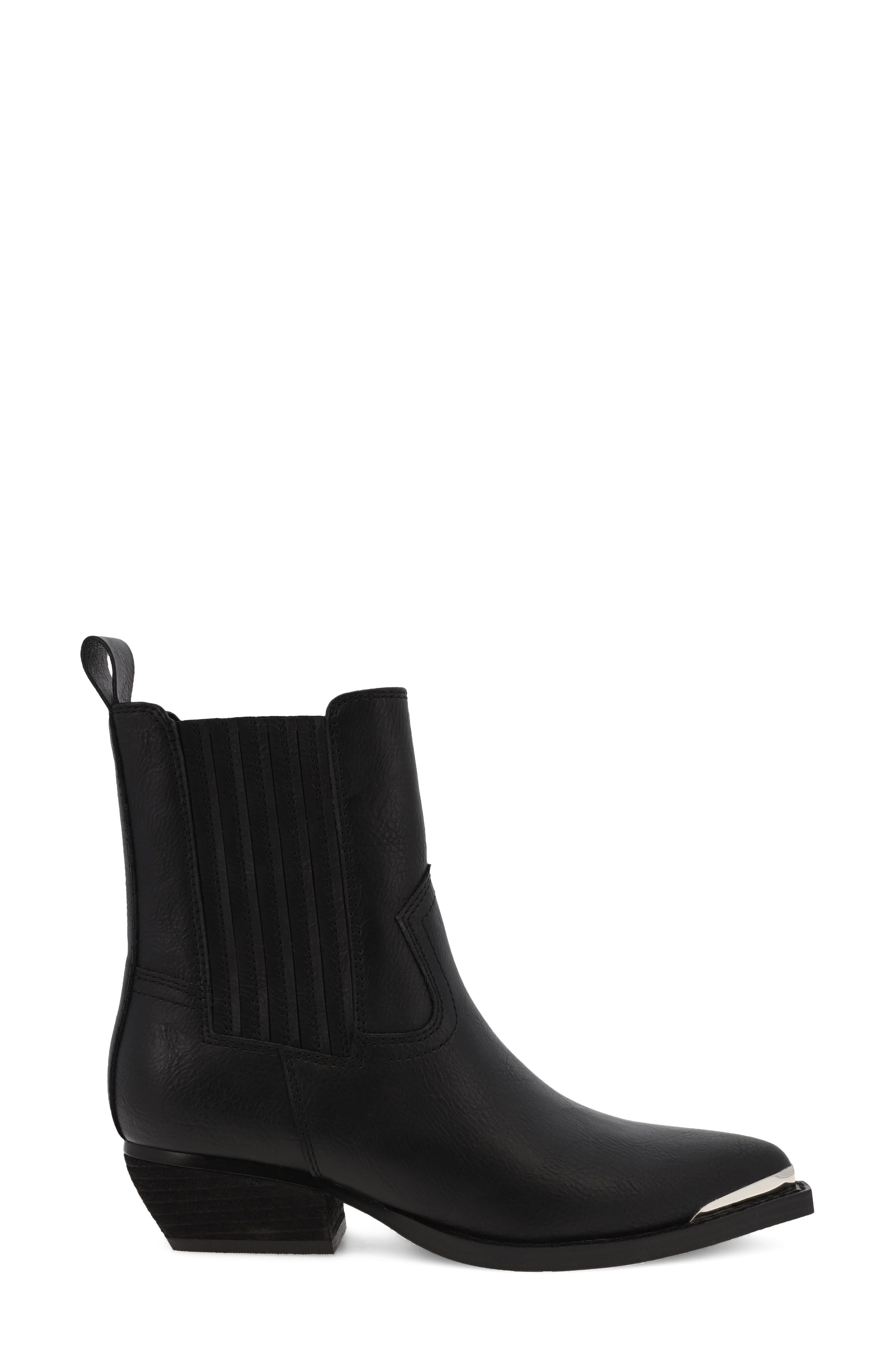 Radly Faux Leather Chelsea Boot, Alternate, color, BLACK
