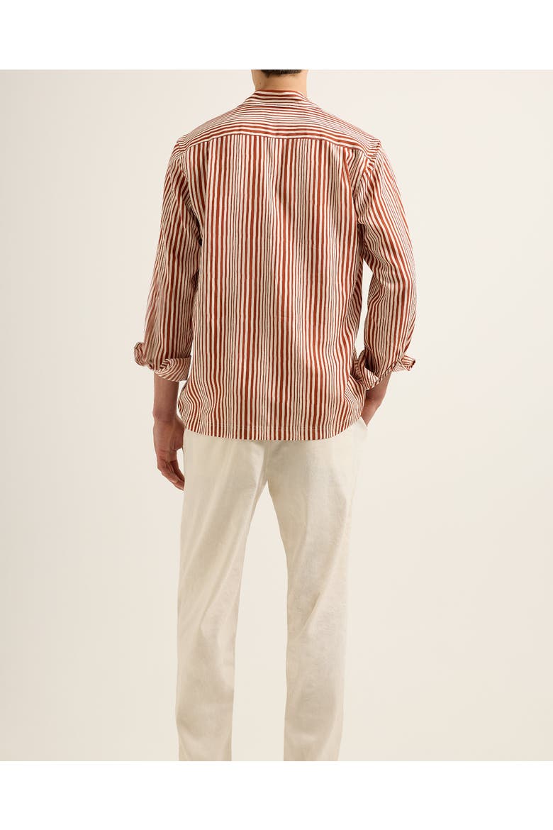 Ridley Relaxed-Fit Shirt, Alternate, color, SUMMER RED/WHITE