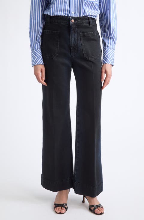 Alina Tailored Wide Leg Jeans