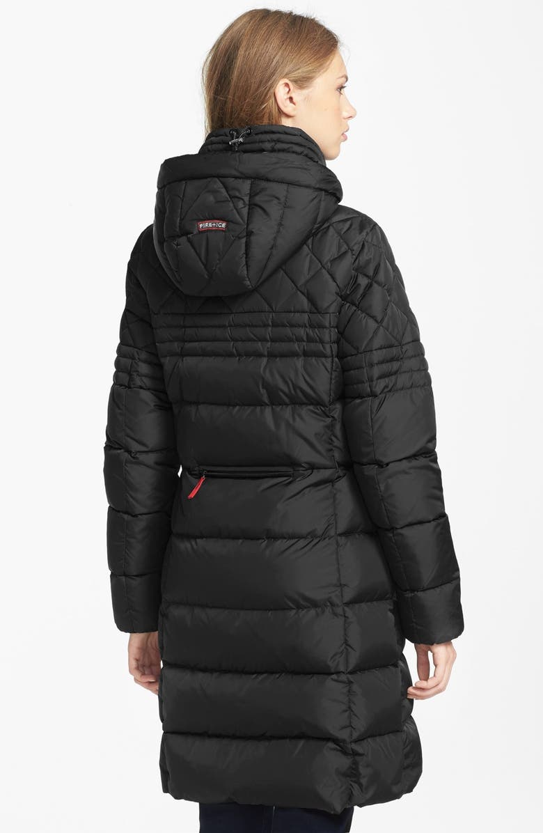 Bogner 'Haily-D' Down Coat with Detachable Hood, Alternate, color,