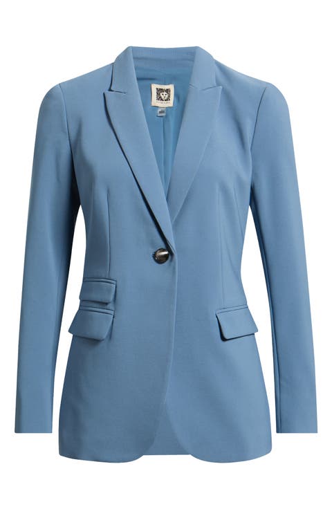 Triple Pocket One-Button Blazer