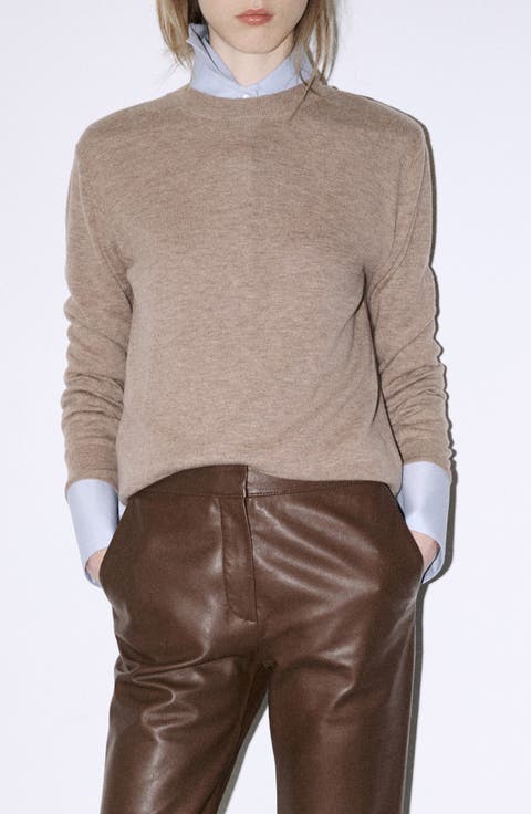 Round Neck Wool Sweater