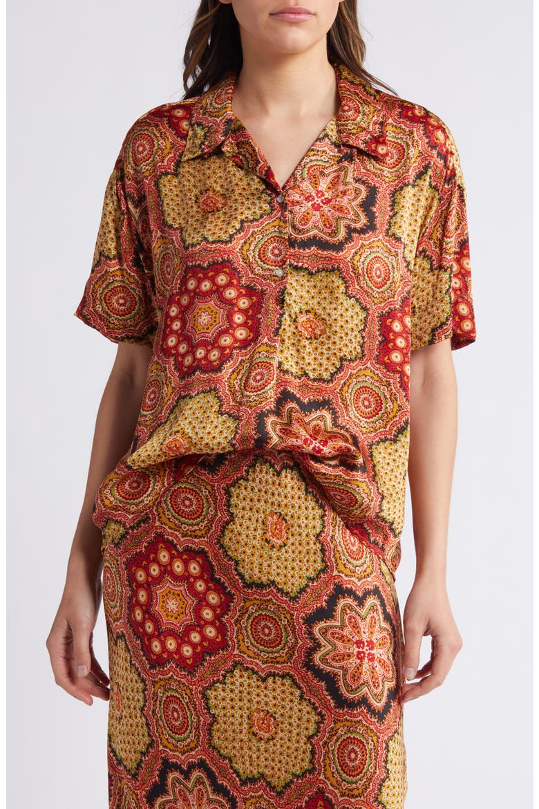 The Richmond Medallion Print Camp Shirt, Main, color, PATCHWORK PRINT