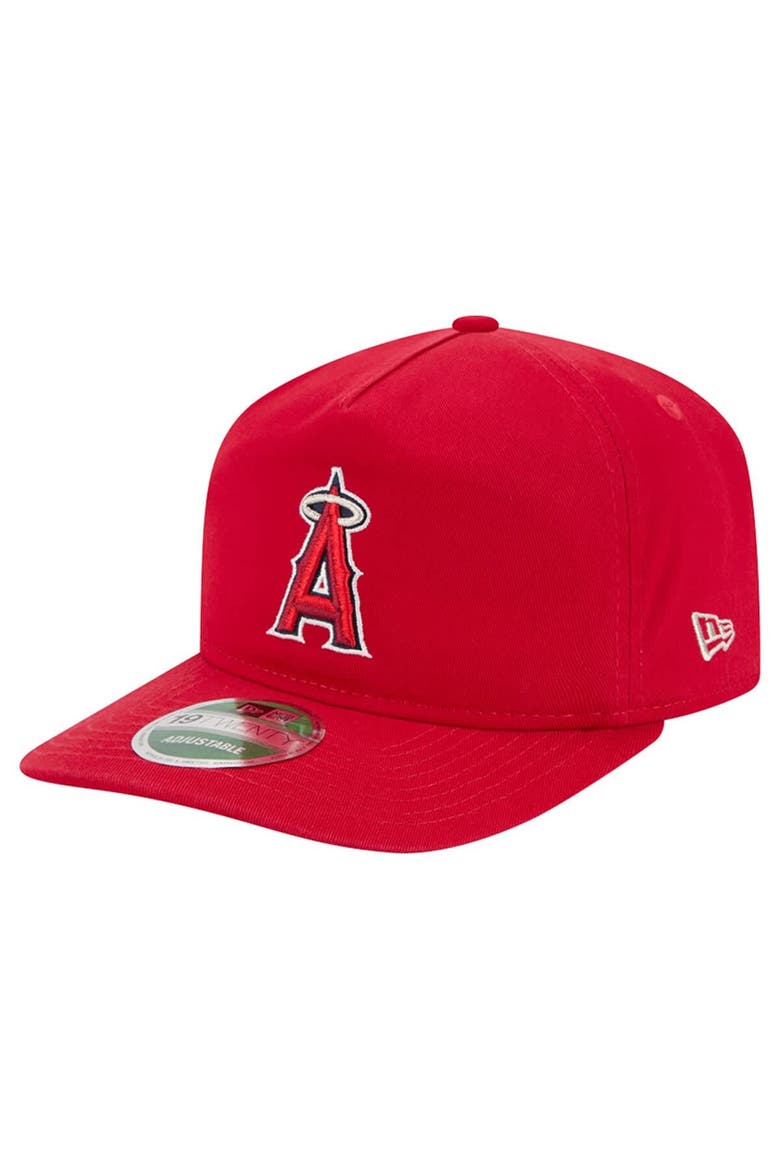 Men's New Era  Red Los Angeles Angels Team 19TWENTY Adjustable Hat, Main, color, Red