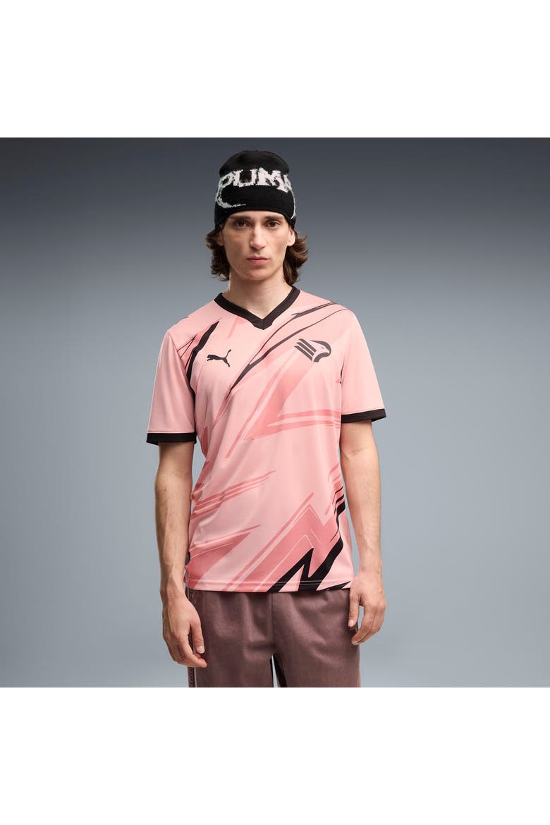 Men's Puma  Light Pink Palermo 2026/27 Home Replica Jersey, Main, color, Light Pink