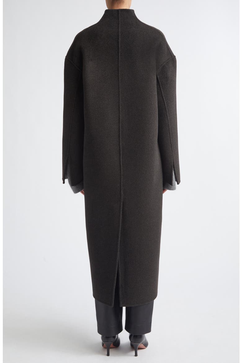 Aris Oversize Wool & Cashmere Coat, Alternate, color, BROWN MELANGE