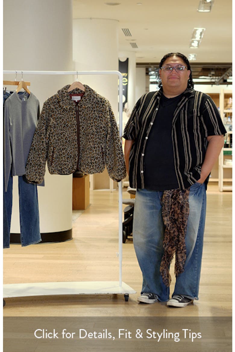 The Vail Leopard Print Fleece Jacket video