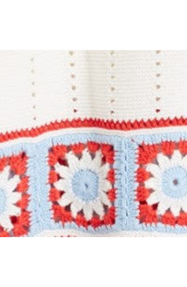 Chinti & Parker Cotton Hand Crochet Vest, Alternate, color, 