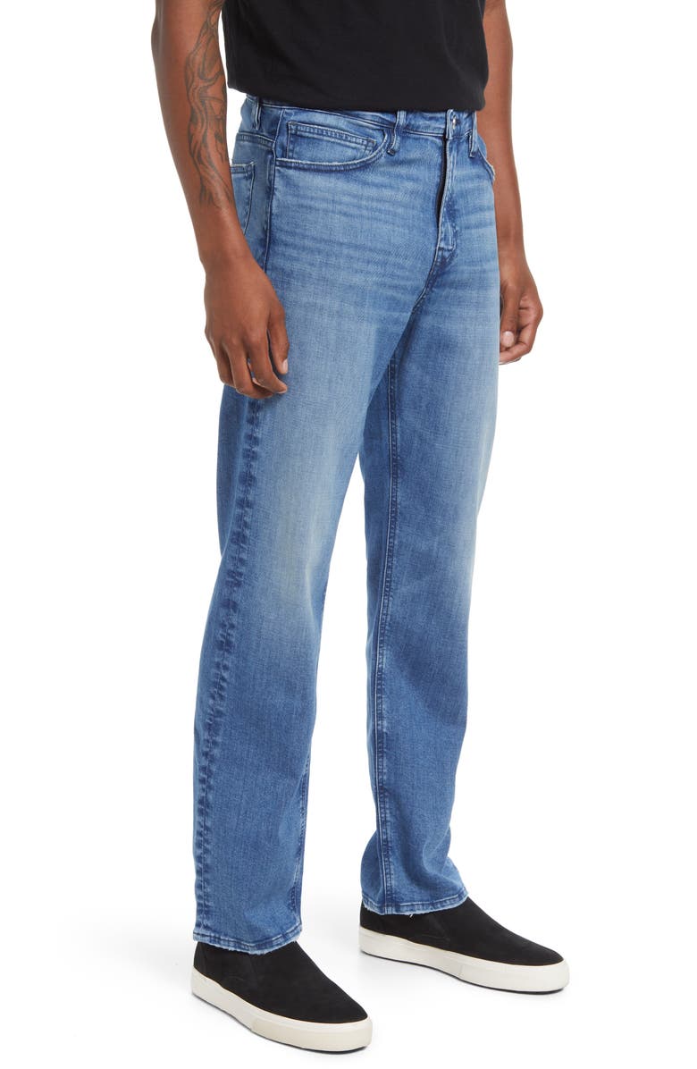 FRAME The Straight Leg Degradable Stretch Organic Cotton Jeans, Alternate, color,