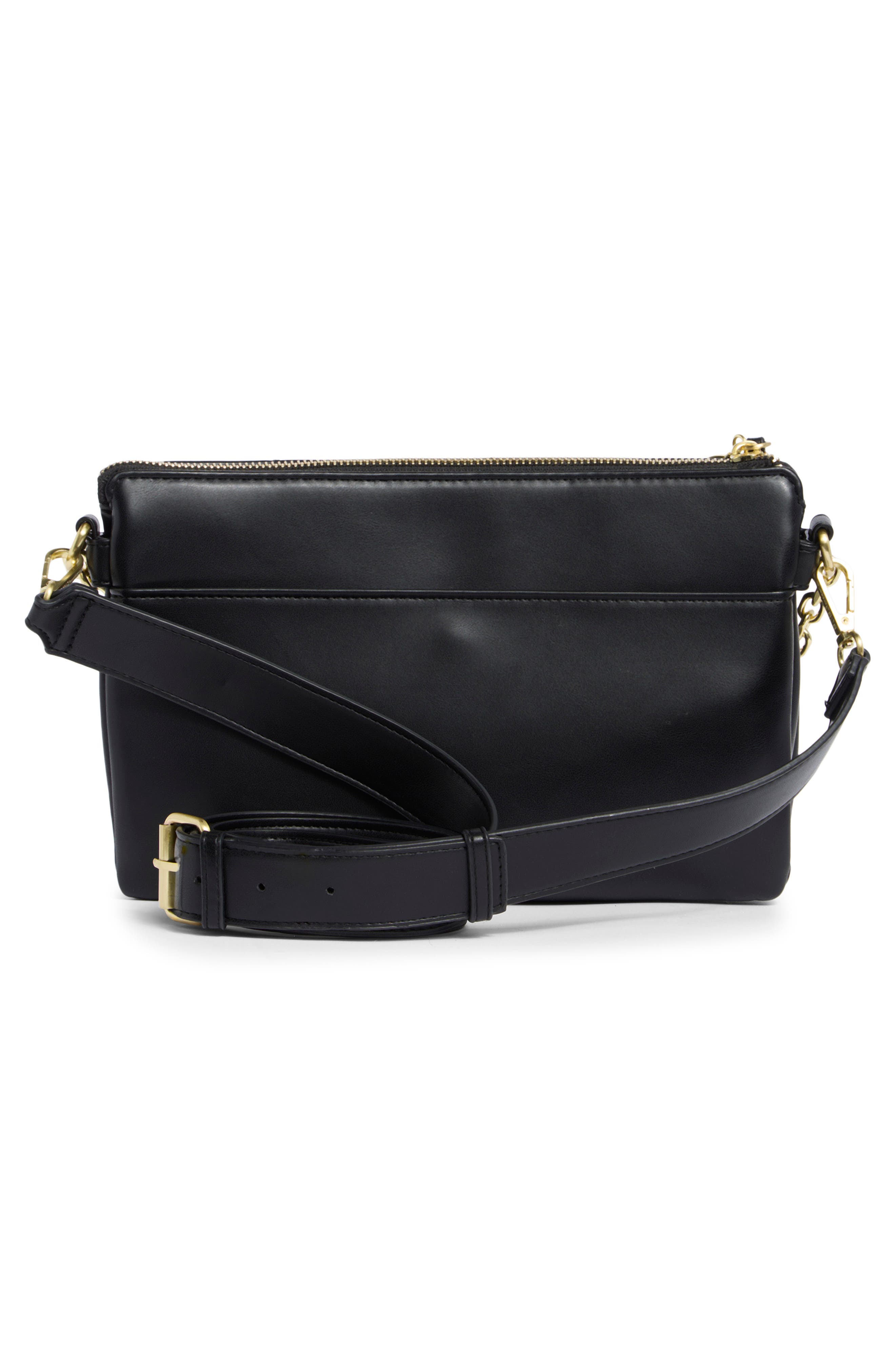 BCBG Quilted Double Compartment Crossbody Bag, Alternate, color, 