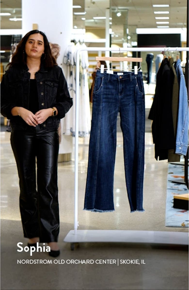 Mighty High Waist Wide Leg Jeans, sales video thumbnail