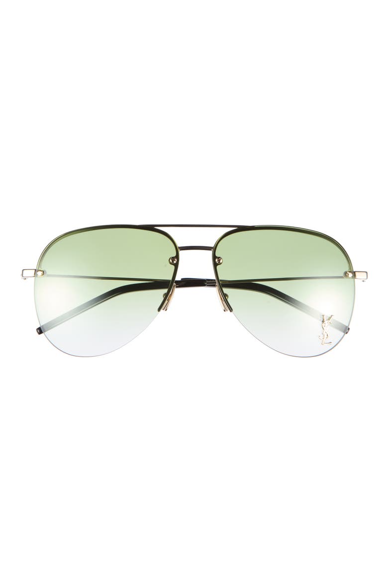 59mm Aviator Sunglasses, Main, color, GOLD BLACK