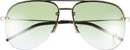 Saint Laurent 59mm Aviator Sunglasses