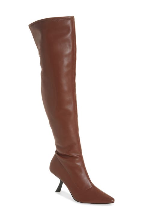 Karl lagerfeld thigh high boots best sale