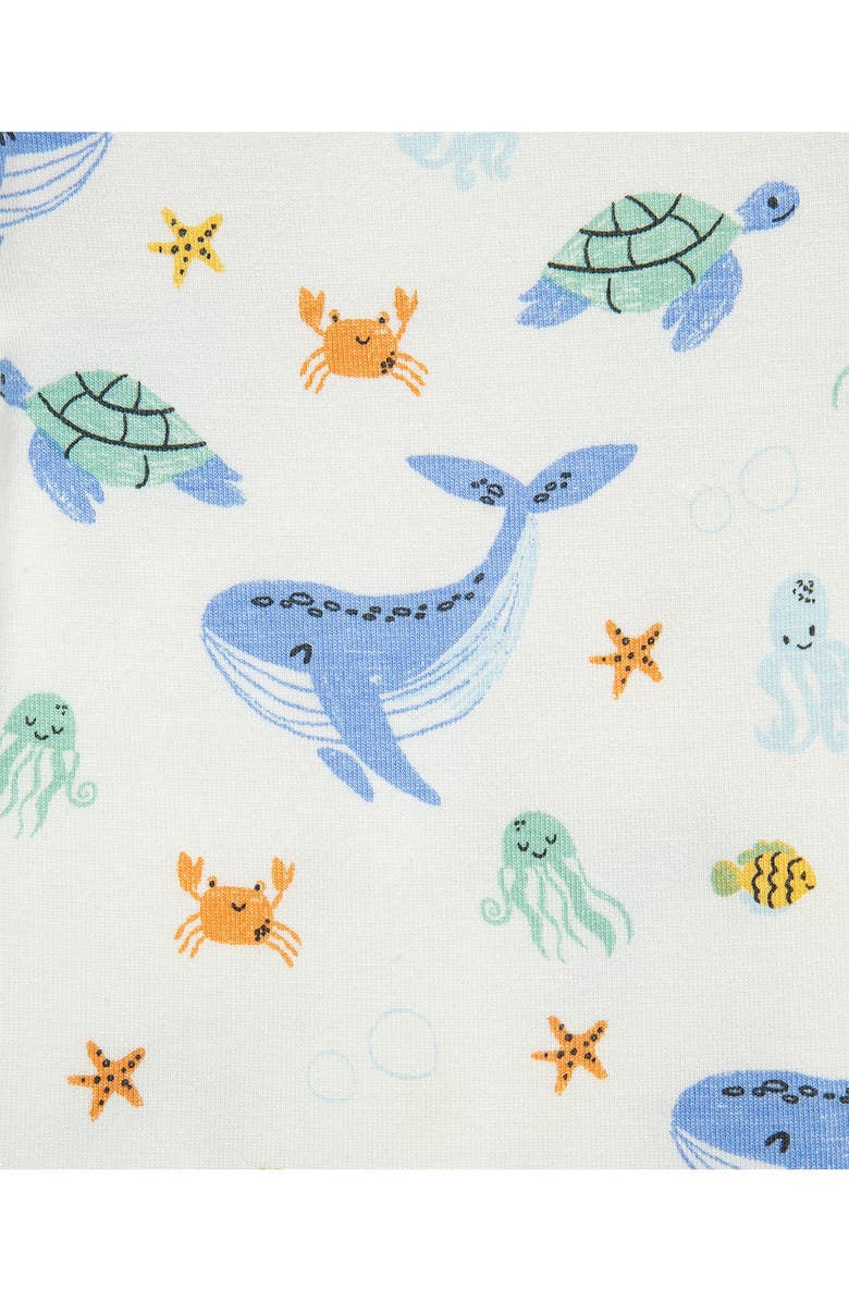 Little Me 2-Pack Ocean Stretch Viscose Pajamas Set, Alternate, color, Multi