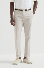 Brunello Cucinelli Comfort gabardine trousers