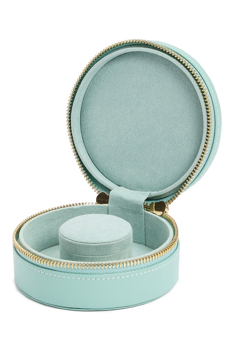 Sophia Round Zip Case, Alternate, color, JADE