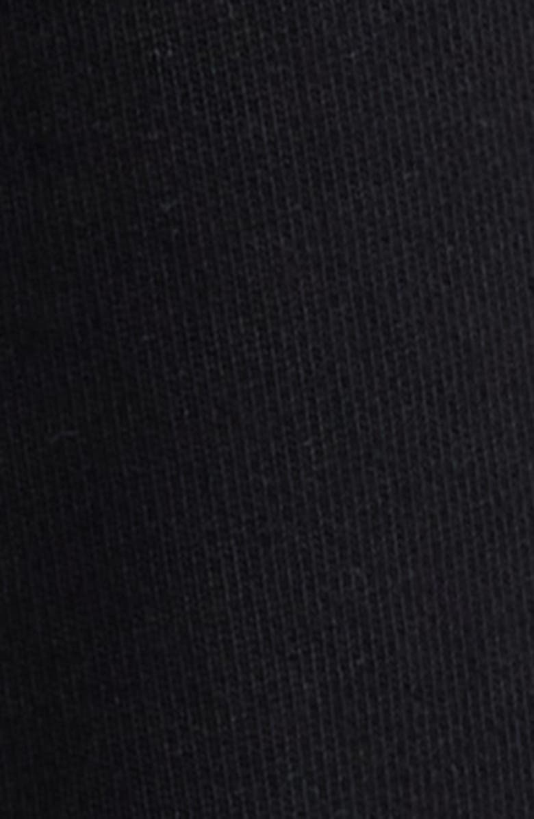 RtA Owen Cotton Drawstring Sweat Shorts, Alternate, color, Black Collegiate