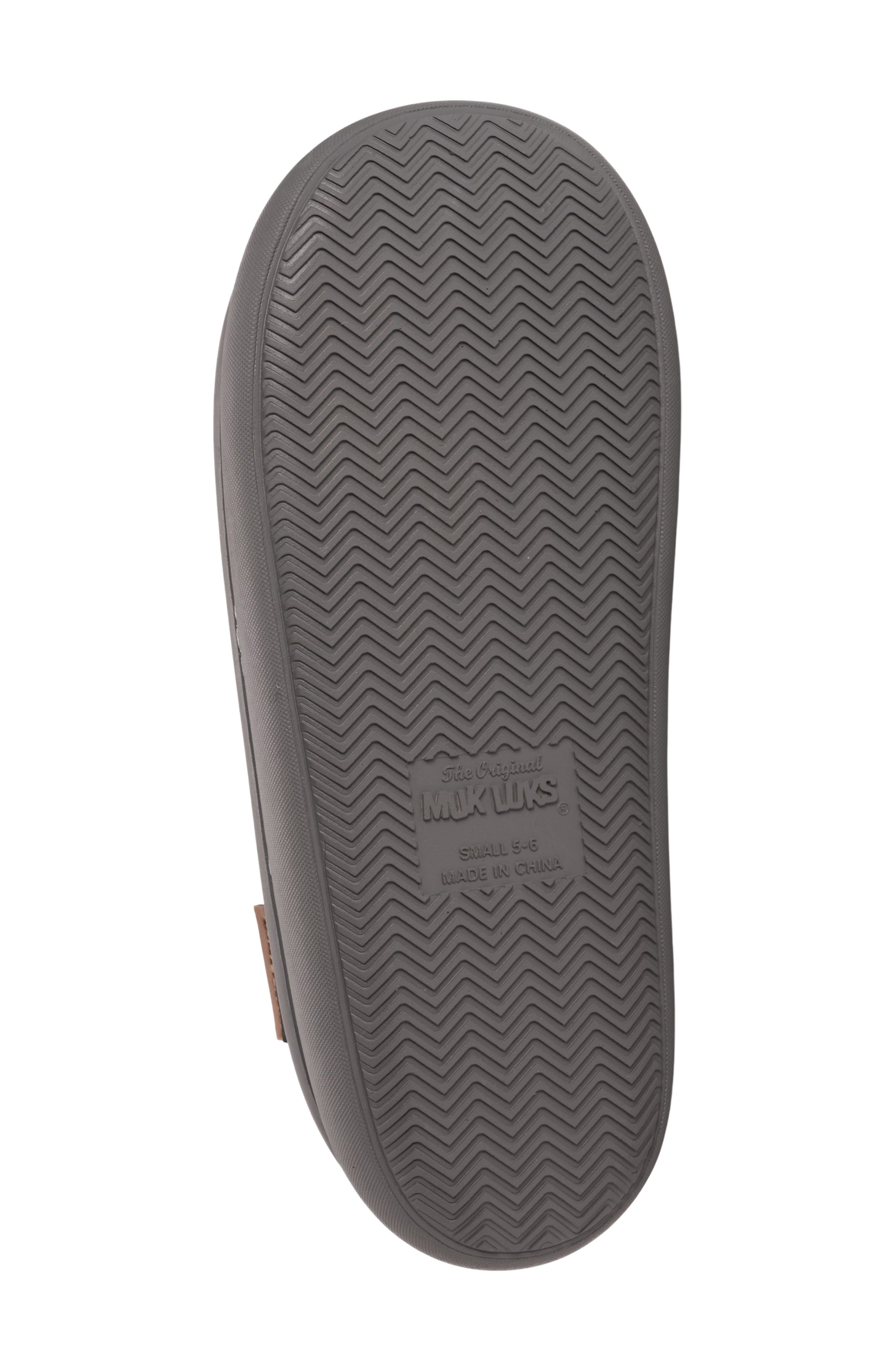 MUK LUKS Rye Faux Shearling Lined Clog, Alternate, color, Grey