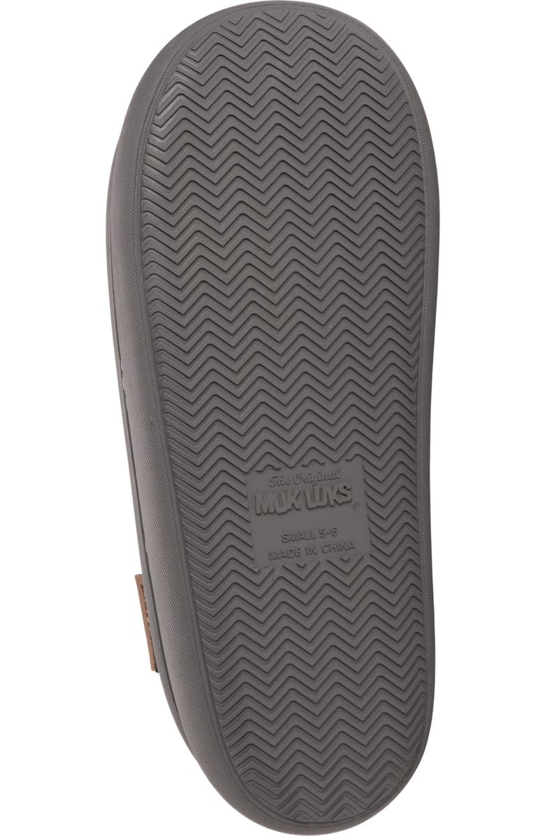 MUK LUKS Rye Faux Shearling Lined Clog, Alternate, color, Grey