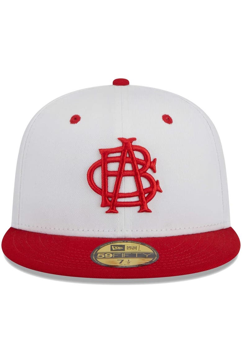 Men's New Era White Indianapolis Indians Theme Nights ABCs  59FIFTY Fitted Hat, Alternate, color, White