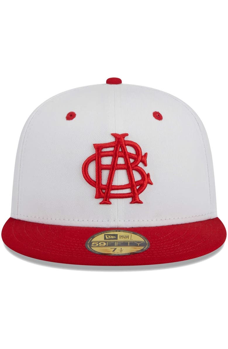 New Era Men's New Era White Indianapolis Indians Theme Nights ABCs 59FIFTY Fitted Hat, Alternate, color, White