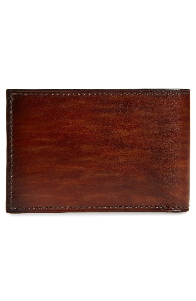 Magnanni Slim Bifold Leather Wallet, Alternate, color, Tabaco