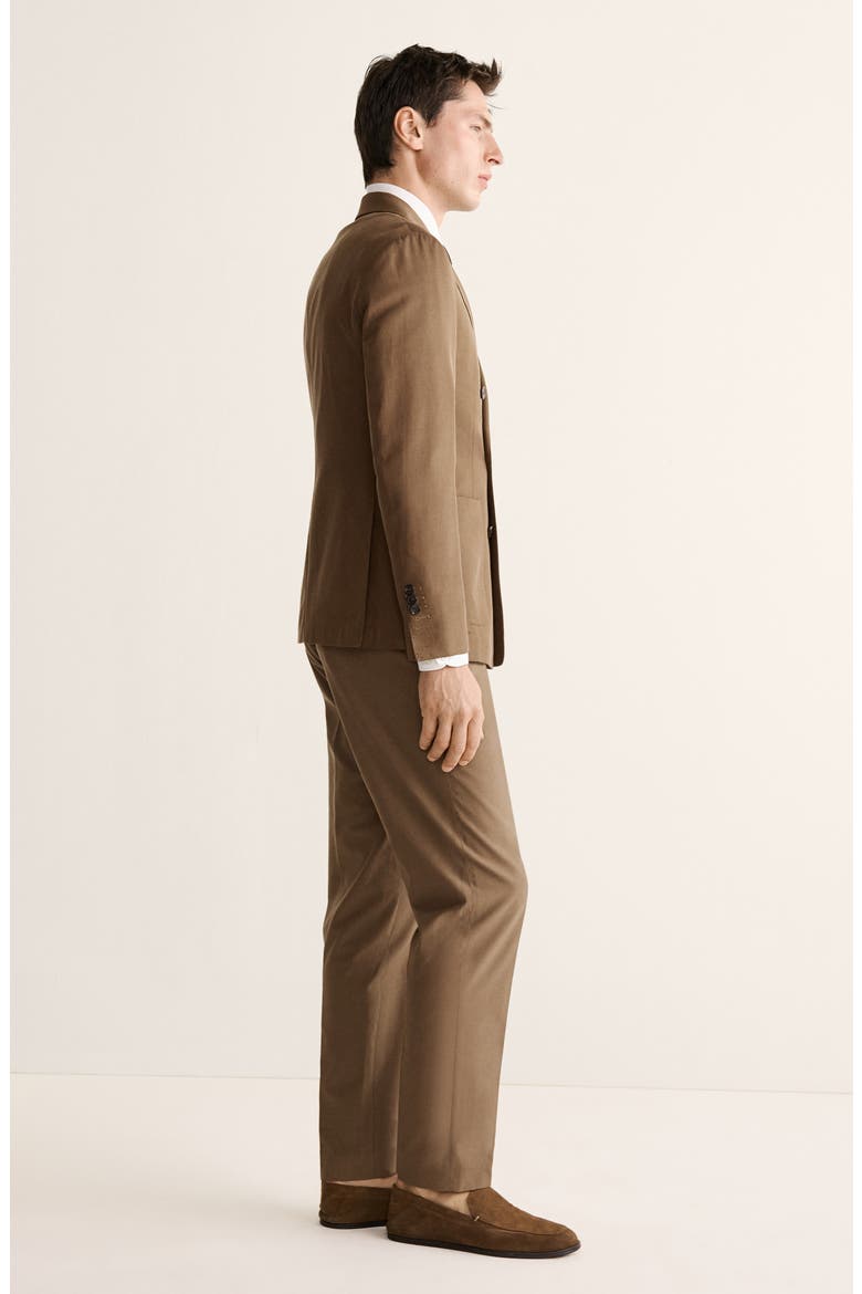 Slim Fit Suit Pants, Alternate, color, TOBACCO BROWN