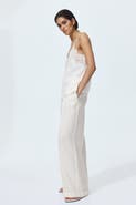 H&M Wide Tailored Trousers